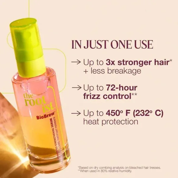 ❣️2/$36 NIB The Rootist BioBrew Fermented Leave-in Hair Serum Full Size $48.00 - Picture 4 of 16